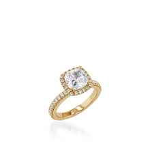 Load image into Gallery viewer, Majesty Cushion Engagement Ring