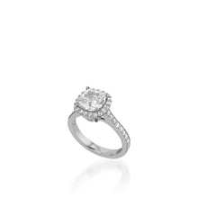 Load image into Gallery viewer, Satin Cushion Engagement Ring