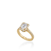 Load image into Gallery viewer, Satin Round Engagement Ring
