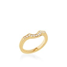 Load image into Gallery viewer, Capri Yellow Gold Engagement Ring