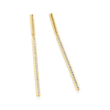Load image into Gallery viewer, Essence Diamond Dangle Earrings