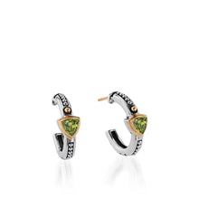 Load image into Gallery viewer, Arrivo Petite Trillion Hoop Earrings