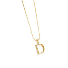 Load image into Gallery viewer, Initial Diamond Pendants Yellow Gold