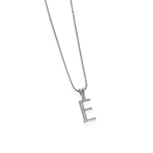 Load image into Gallery viewer, Initial E Diamond Pendant
