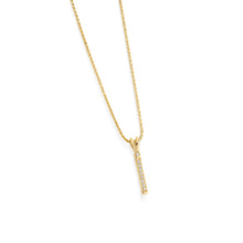 Load image into Gallery viewer, Initial I Diamond Medallion Pendant