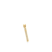 Load image into Gallery viewer, Initial I Diamond Medallion Pendant