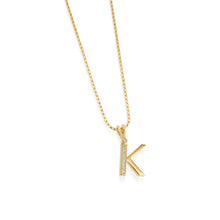 Load image into Gallery viewer, Initial K Diamond Pendant
