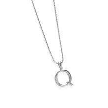 Load image into Gallery viewer, Initial Q Diamond Pendant
