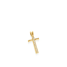 Load image into Gallery viewer, Initial T Diamond Medallion Pendant