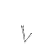 Load image into Gallery viewer, Initial V Diamond Medallion Pendant