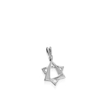 Load image into Gallery viewer, Star of David Diamond Medallion Pendant