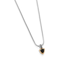 Load image into Gallery viewer, Arrivo  Petite Trillion Pendant Necklace