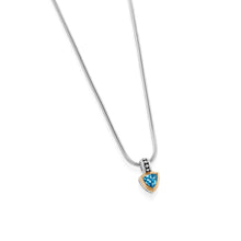 Load image into Gallery viewer, Arrivo  Petite Trillion Pendant Necklace