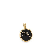 Load image into Gallery viewer, Aquarius Zodiac Medallion Pendant