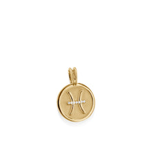 Load image into Gallery viewer, Pisces Zodiac Medallion Pendant