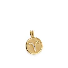 Load image into Gallery viewer, Aries Zodiac Medallion Pendant