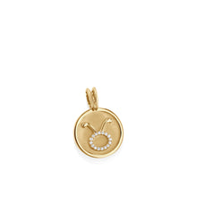 Load image into Gallery viewer, Taurus Zodiac Medallion Pendant