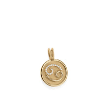 Load image into Gallery viewer, Cancer Zodiac Medallion Pendant