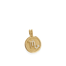 Load image into Gallery viewer, Scorpio Zodiac Medallion Pendant