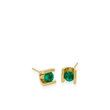 Load image into Gallery viewer, Uturn Gemstone Stud Earrings