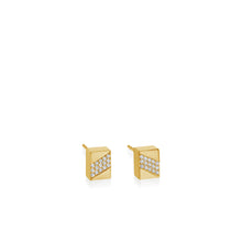 Load image into Gallery viewer, Havana Pave Diamond Stud Earrings