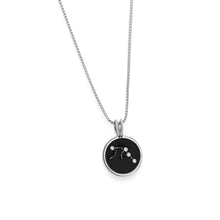 Load image into Gallery viewer, Aquarius Zodiac Medallion Pendant