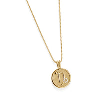 Load image into Gallery viewer, Capricorn Zodiac Medallion Pendant