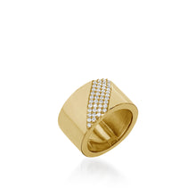 Load image into Gallery viewer, Havana Wide Pave Diamond Ring