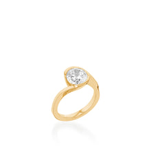 Load image into Gallery viewer, Apropos Aire Yellow Gold Engagement Ring
