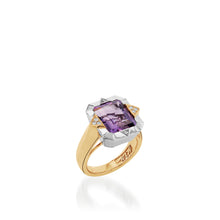 Load image into Gallery viewer, Signature Amethyst and Diamond Ring