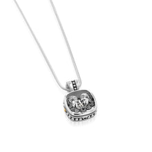 Load image into Gallery viewer, Gemini Silver Zodiac Medallion Pendant