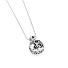 Load image into Gallery viewer, Scorpio Silver Zodiac Medallion Pendant