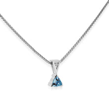 Load image into Gallery viewer, March Gold Birthstone Medallion Pendant