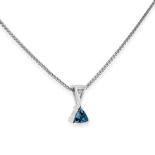 Load image into Gallery viewer, December Gold Birthstone Medallion Pendant