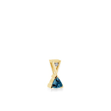 Load image into Gallery viewer, December Gold Birthstone Medallion Pendant