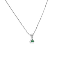 Load image into Gallery viewer, May Gold Birthstone Medallion Pendant