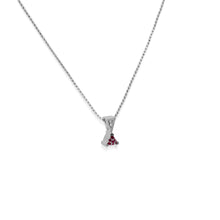 Load image into Gallery viewer, July Gold Birthstone Medallion Pendant