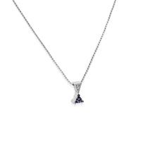 Load image into Gallery viewer, September Gold Birthstone Medallion Pendant