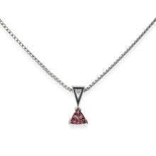 Load image into Gallery viewer, January Gold Birthstone Medallion Pendant