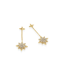 Load image into Gallery viewer, Solara Pave Long Drop Earring
