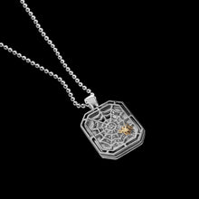 Load image into Gallery viewer, Men's Large Skull Pendant Necklace