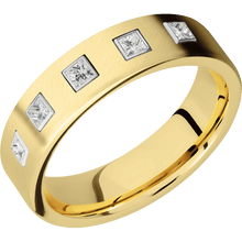 Load image into Gallery viewer, 14K Yellow Gold + Anglesatin Finish