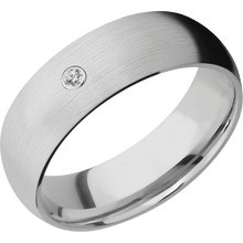 Load image into Gallery viewer, 14K White Gold + Satin Finish