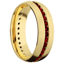 Load image into Gallery viewer, 14K Yellow Gold + Satin Finish