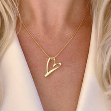 Load image into Gallery viewer, Devotion Diamond Heart Pendant Necklace