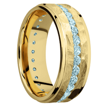 Load image into Gallery viewer, 18K Yellow Gold + Rock , Polish Finish