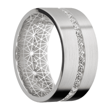 Load image into Gallery viewer, 14K White Gold + Satin Finish