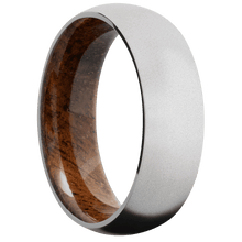 Load image into Gallery viewer, 14K White Gold + Bead Finish + Koa