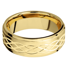 Load image into Gallery viewer, 14K Yellow Gold + Satin , Polish Finish
