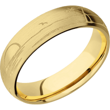 Load image into Gallery viewer, 14K Yellow Gold + Satin Finish